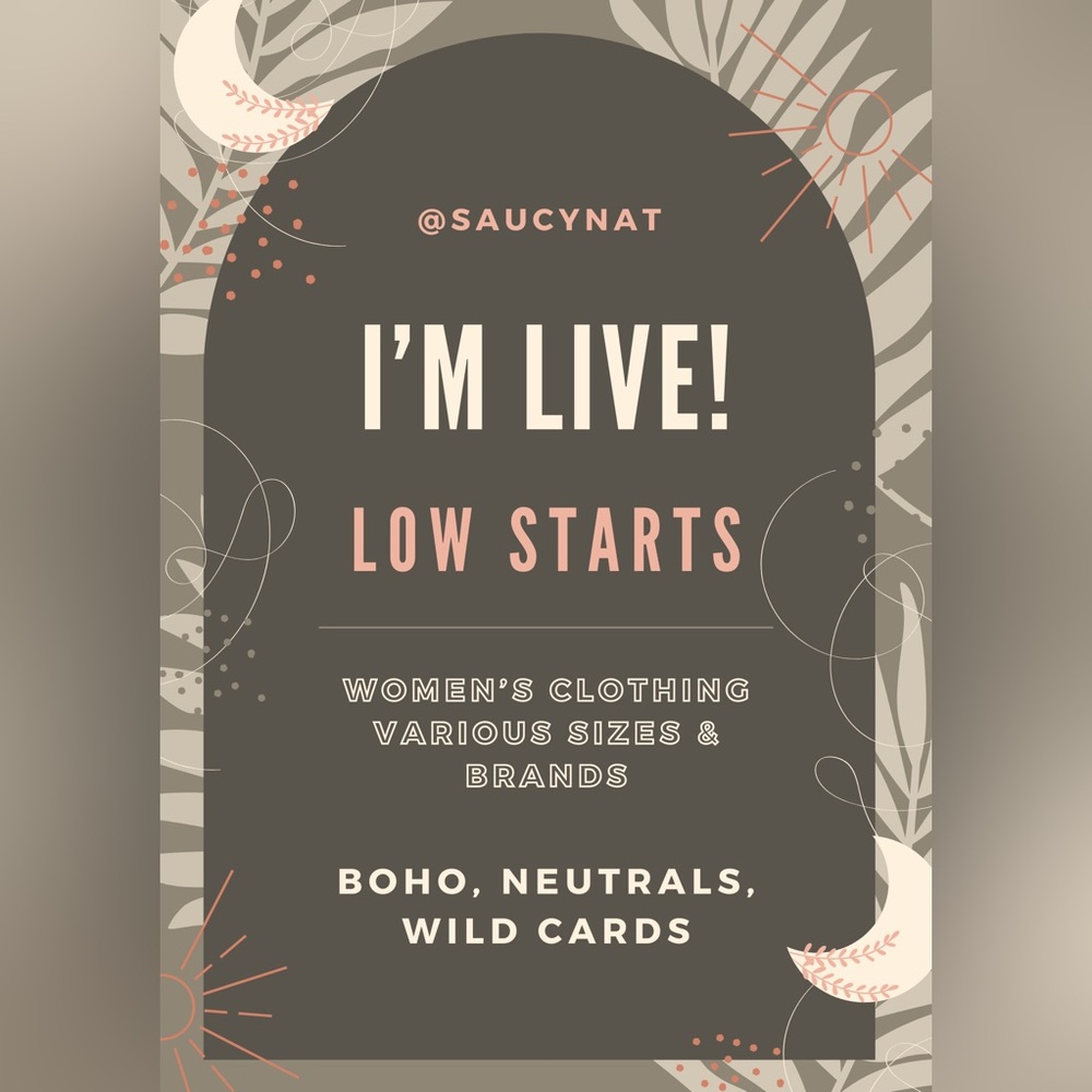 LIVE SHOW LISTING, please read details!